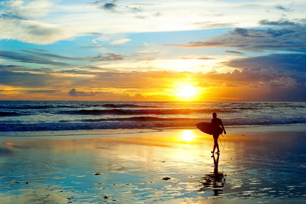 Surfing Bali