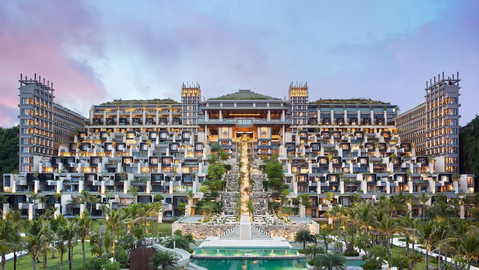 Grand terraced architecture of The Apurva Kempinski Bali