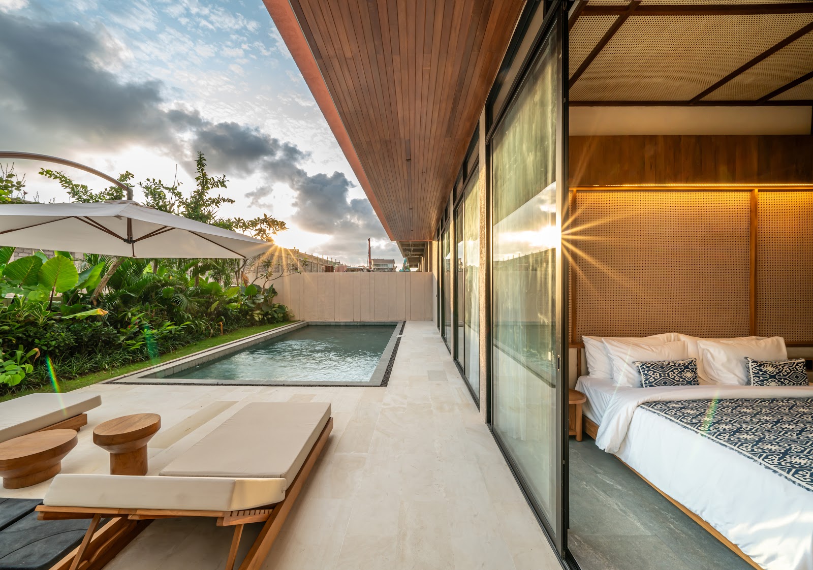 Guest room with garden views at TUI BLUE Berawa Hotel and Villas